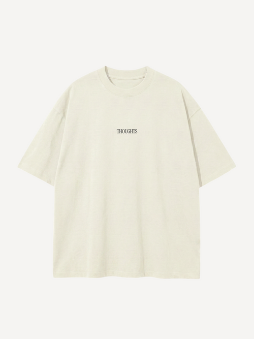 Anyway, — Oversized Tee in Bone White