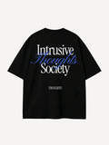 Intrusive Thoughts Society — Oversized Tee in Black